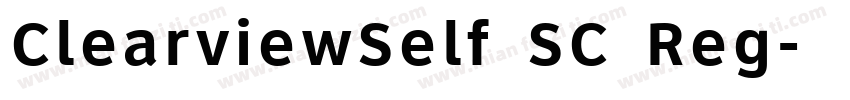 ClearviewSelf SC Reg字体转换